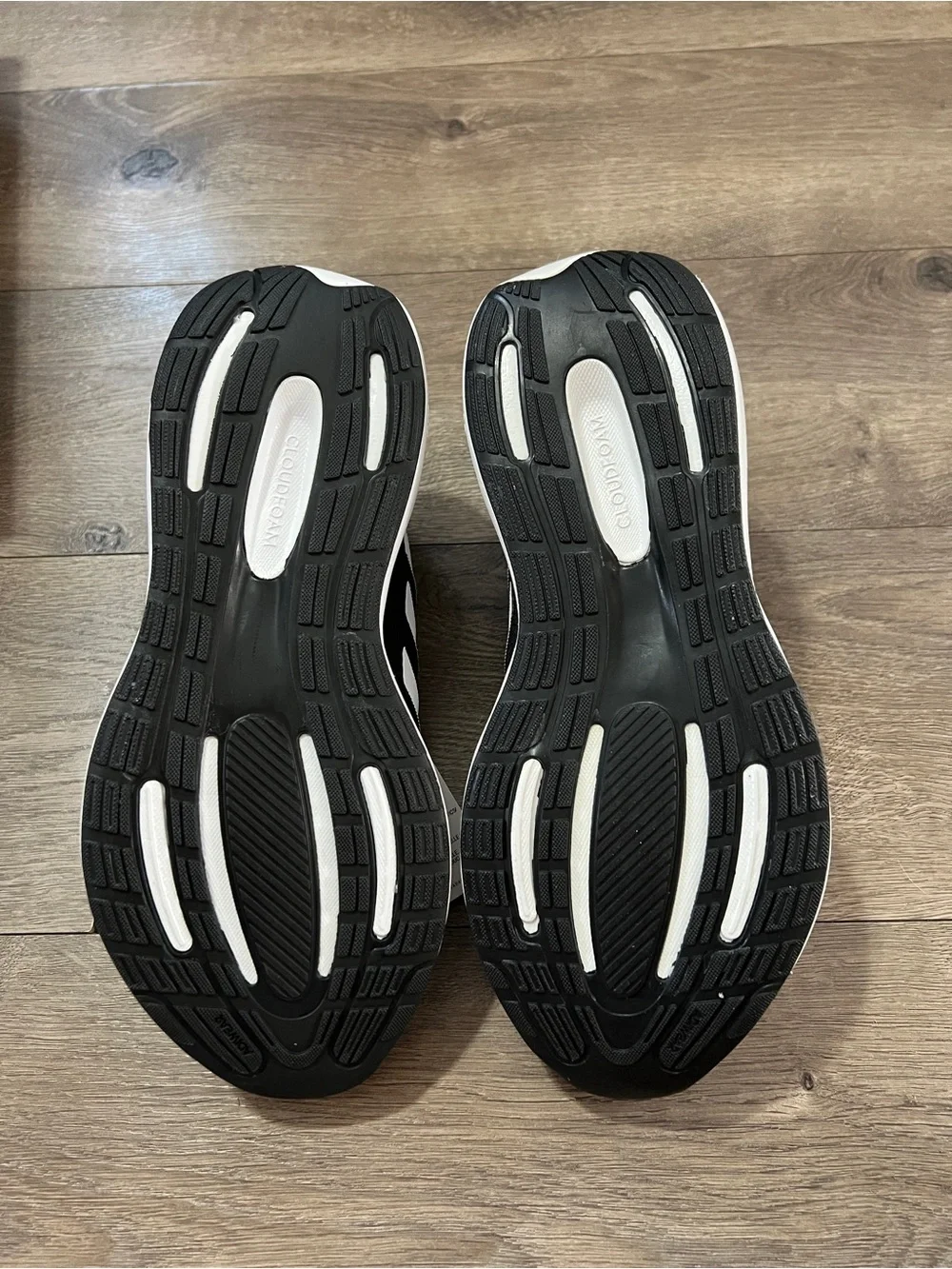 Adidas Runfalcon 3.0 Black & White Sneakers Size 7.5 New